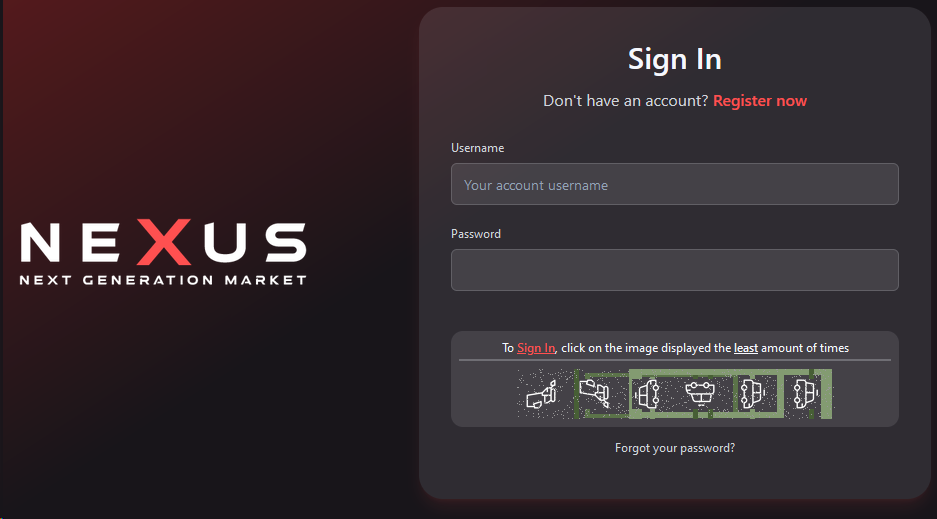 Nexus Marketplace Interface